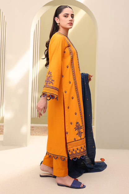 Embroidered Shirt Shalwar Dupatta - 0820