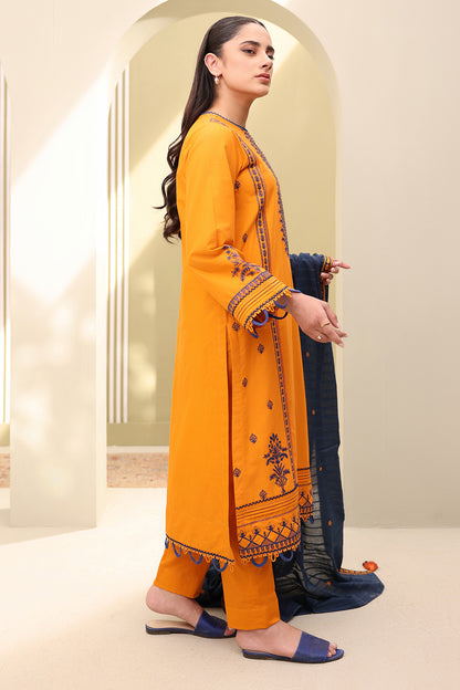 Embroidered Shirt Shalwar Dupatta - 0820