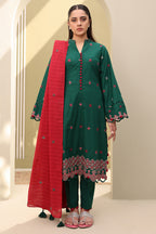 Embroidered Shirt Shalwar Dupatta - 0821