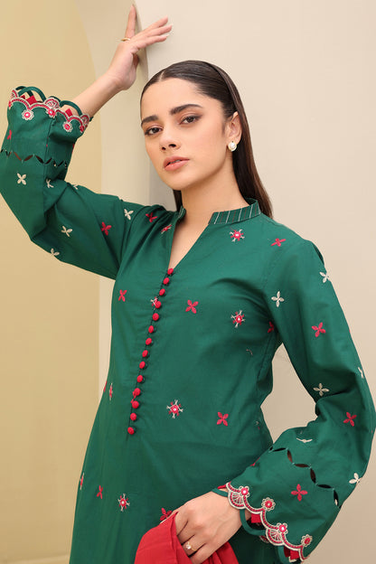 Embroidered Shirt Shalwar Dupatta - 0821