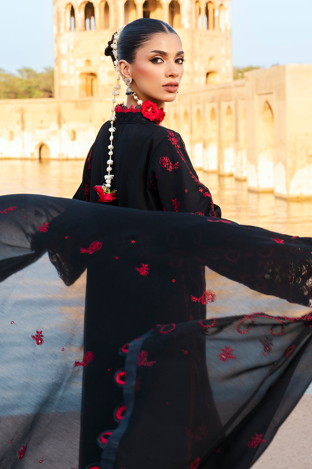 Embroidered Shirt Shalwar Dupatta - 0822