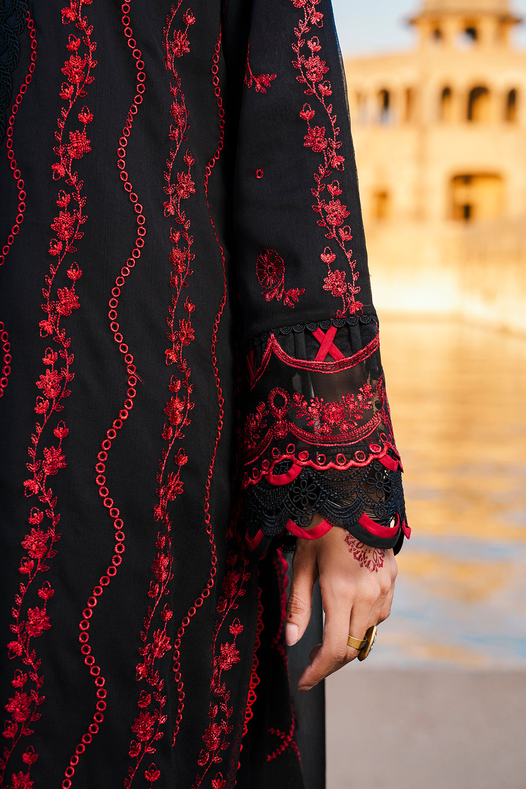 Embroidered Shirt Shalwar Dupatta - 0822