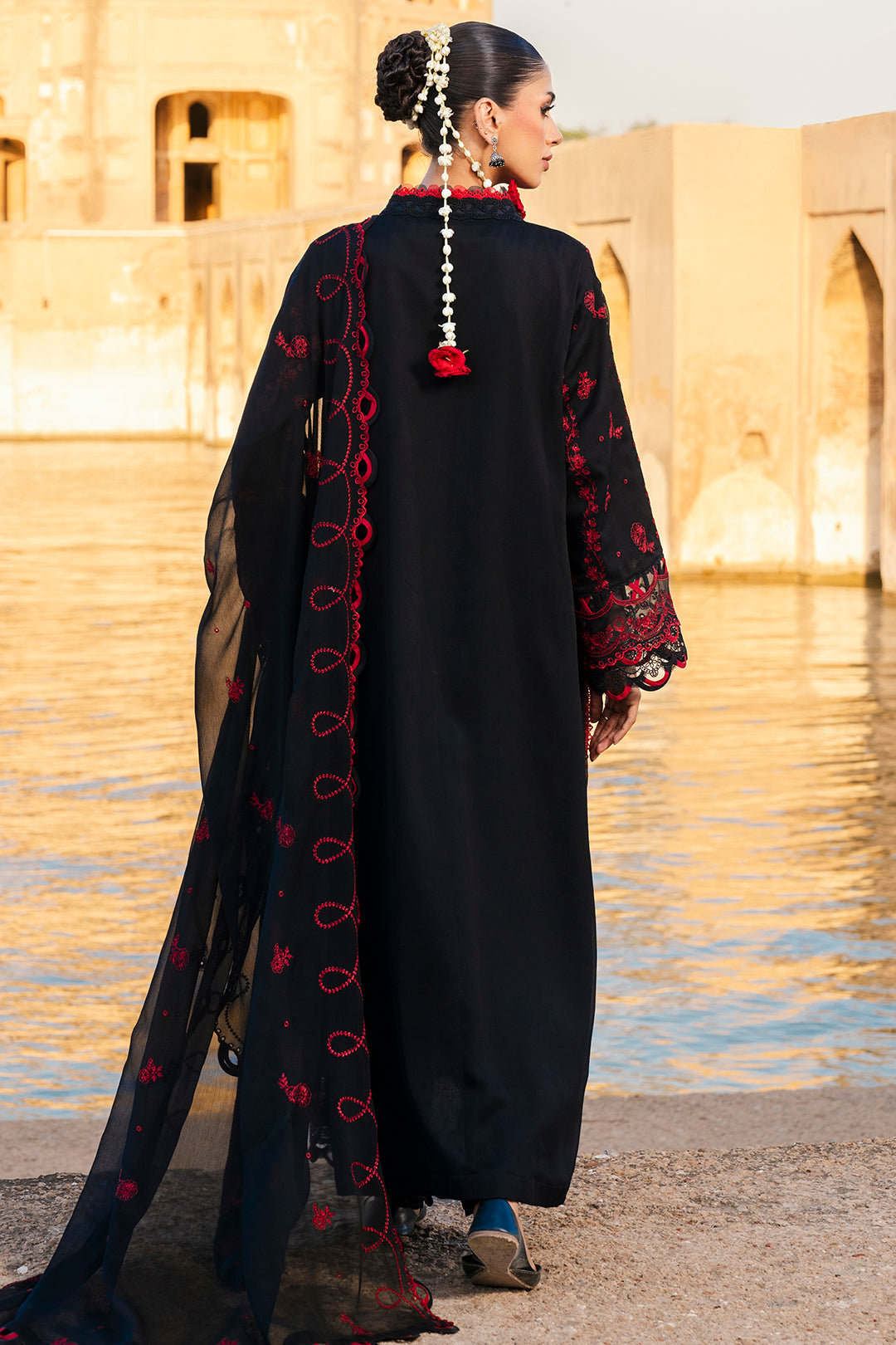 Embroidered Shirt Shalwar Dupatta - 0822