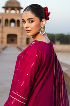 Embroidered Shirt Shalwar Dupatta - 0824