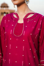 Embroidered Shirt Shalwar Dupatta - 0824