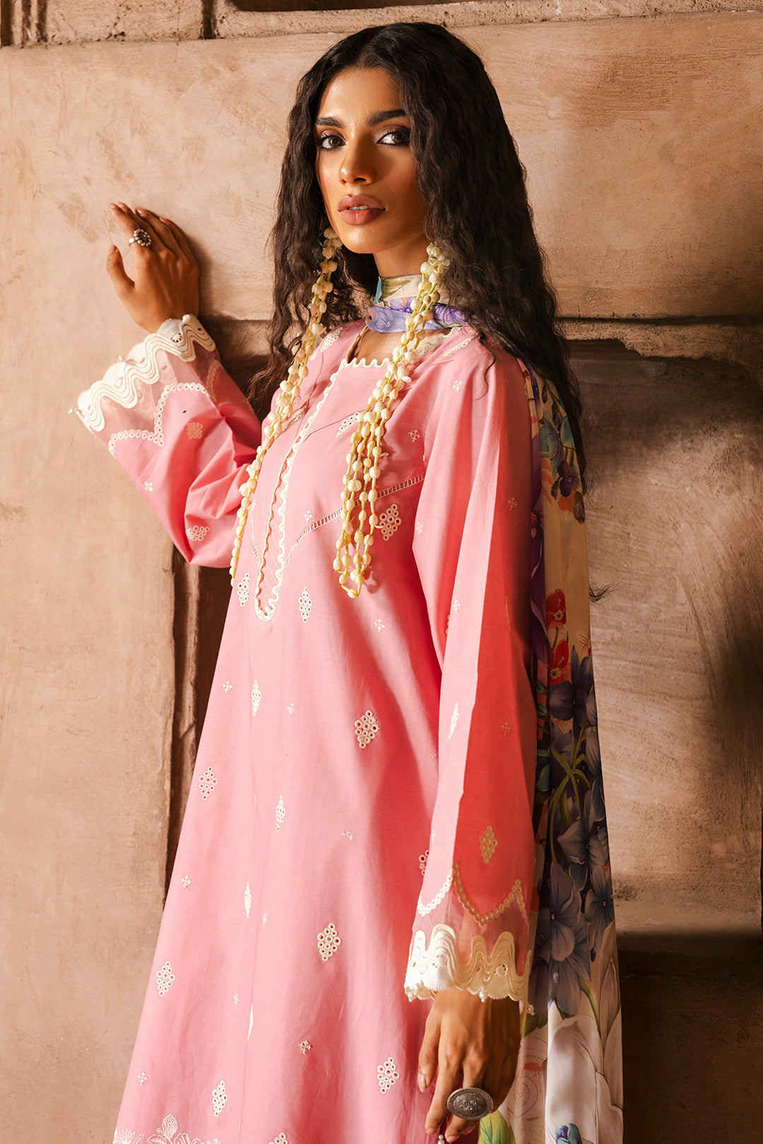 Embroidered Shirt Shalwar Dupatta - 0825