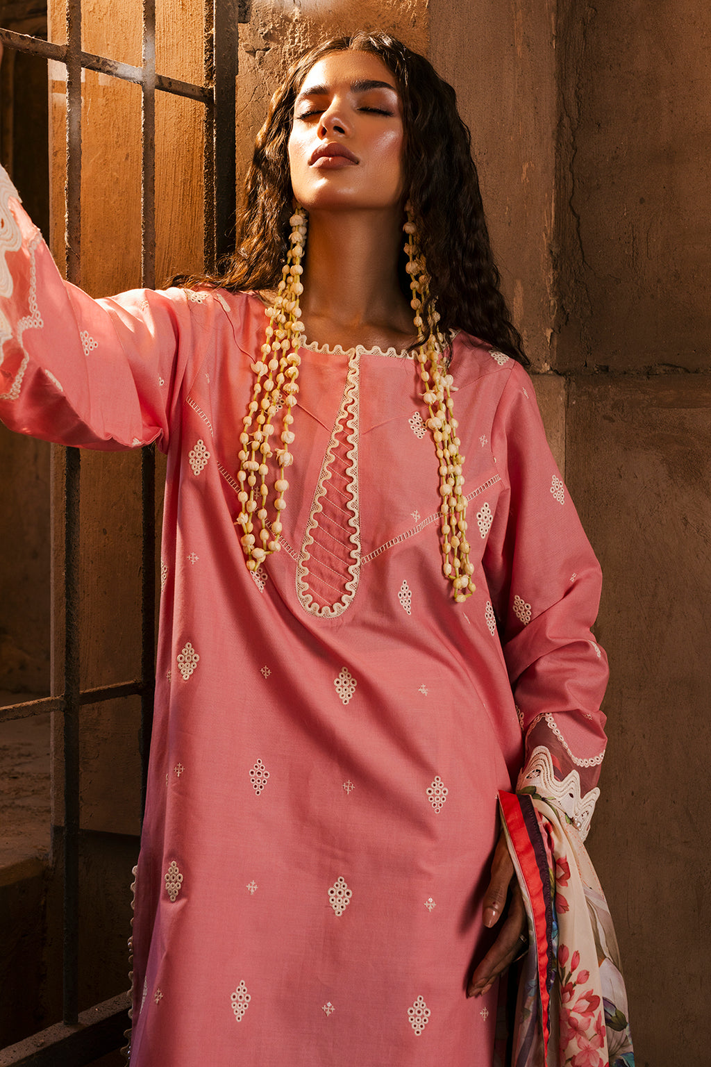 Embroidered Shirt Shalwar Dupatta - 0825