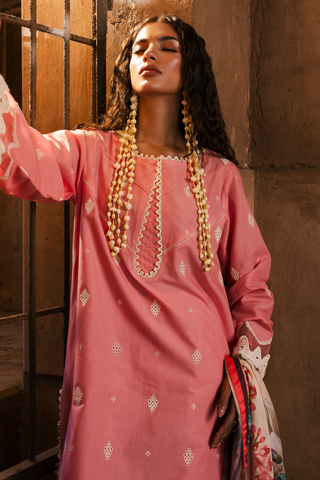 Embroidered Shirt Shalwar Dupatta - 0825