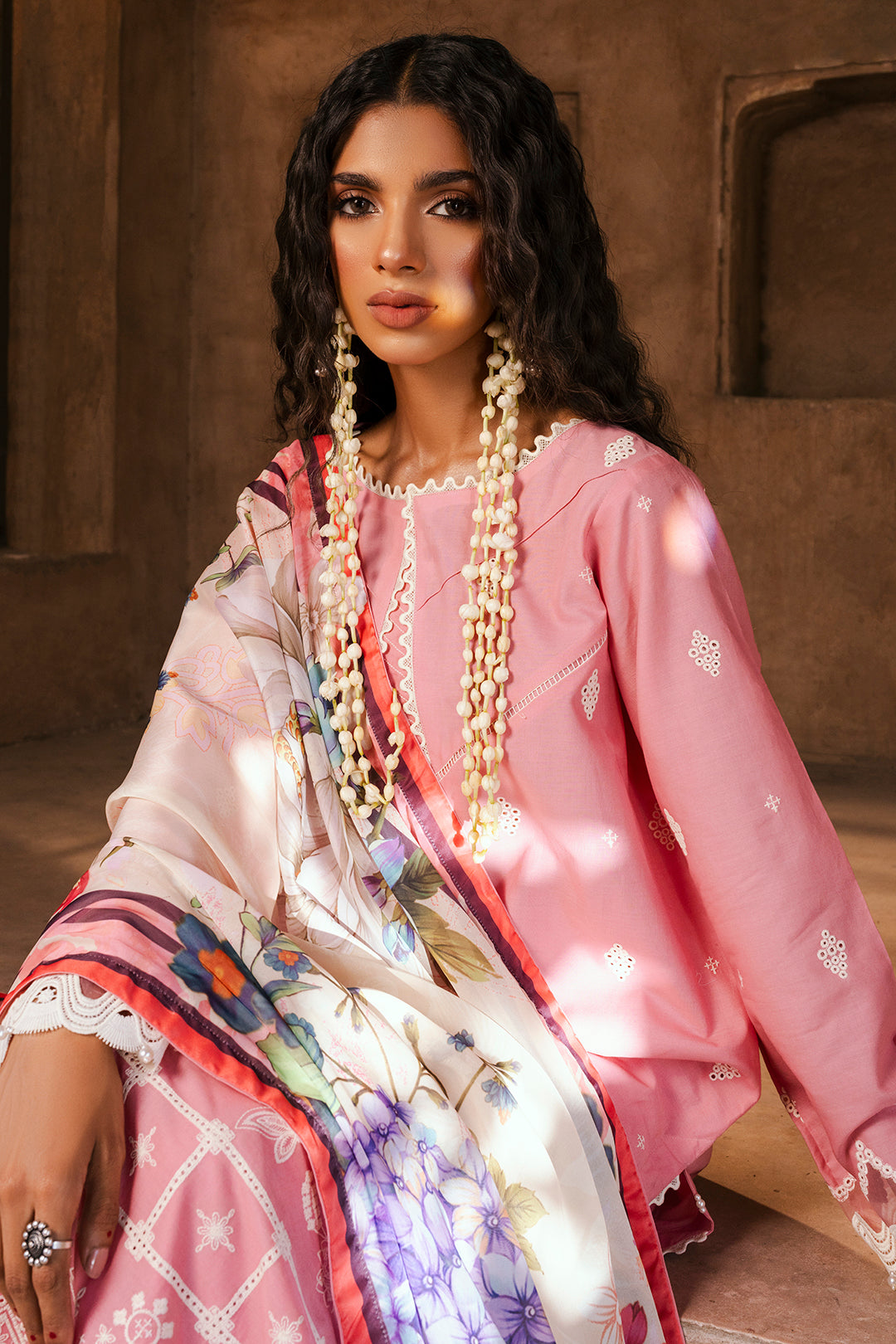 Embroidered Shirt Shalwar Dupatta - 0825