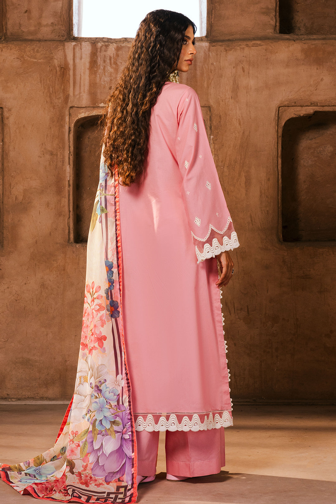 Embroidered Shirt Shalwar Dupatta - 0825