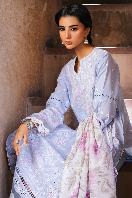 Embroidered Shirt Shalwar Dupatta - 0830