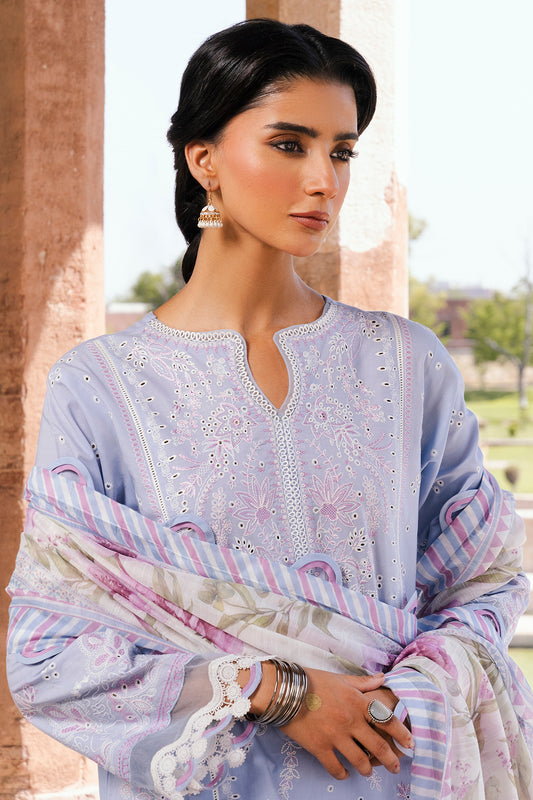 Embroidered Shirt Shalwar Dupatta - 0830