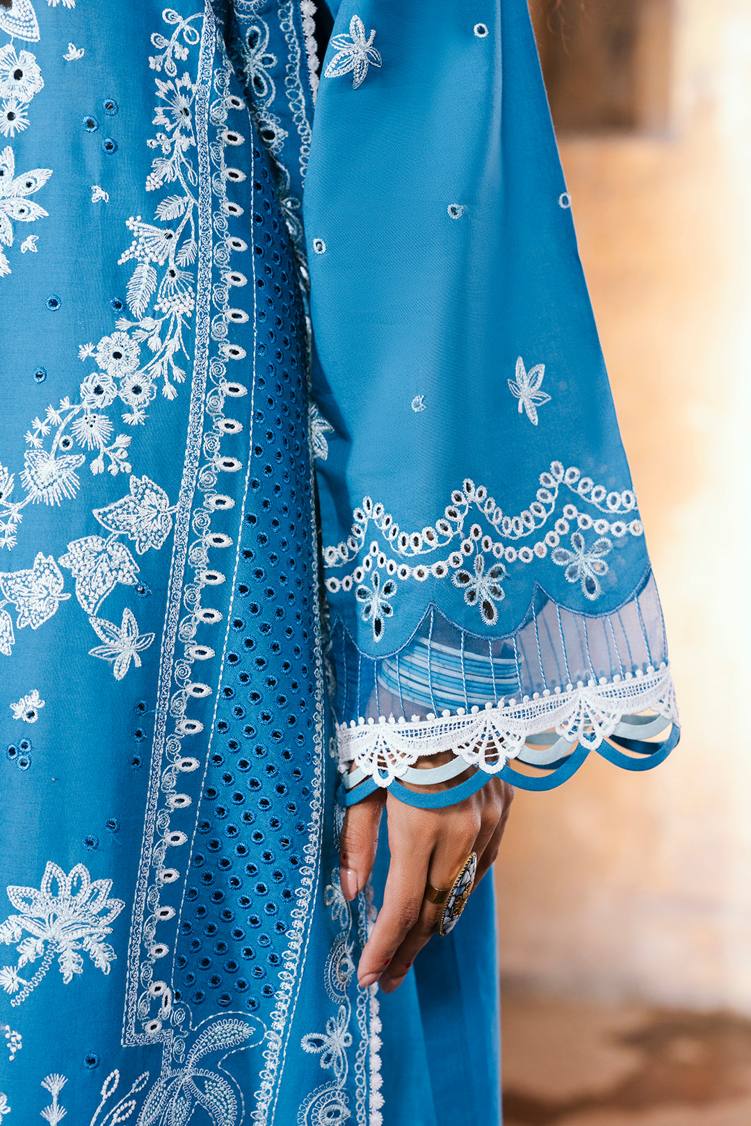 Embroidered Shirt Shalwar Dupatta - 0832