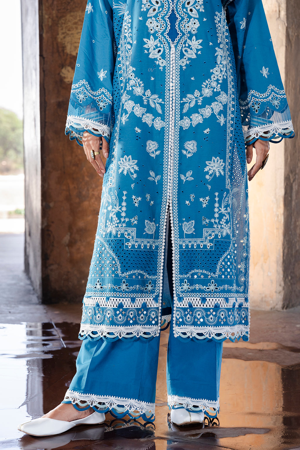 Embroidered Shirt Shalwar Dupatta - 0832