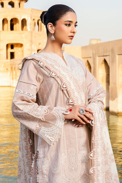 Embroidered Shirt Shalwar Dupatta - 0833