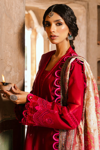 Embroidered Shirt Shalwar Dupatta - 0835