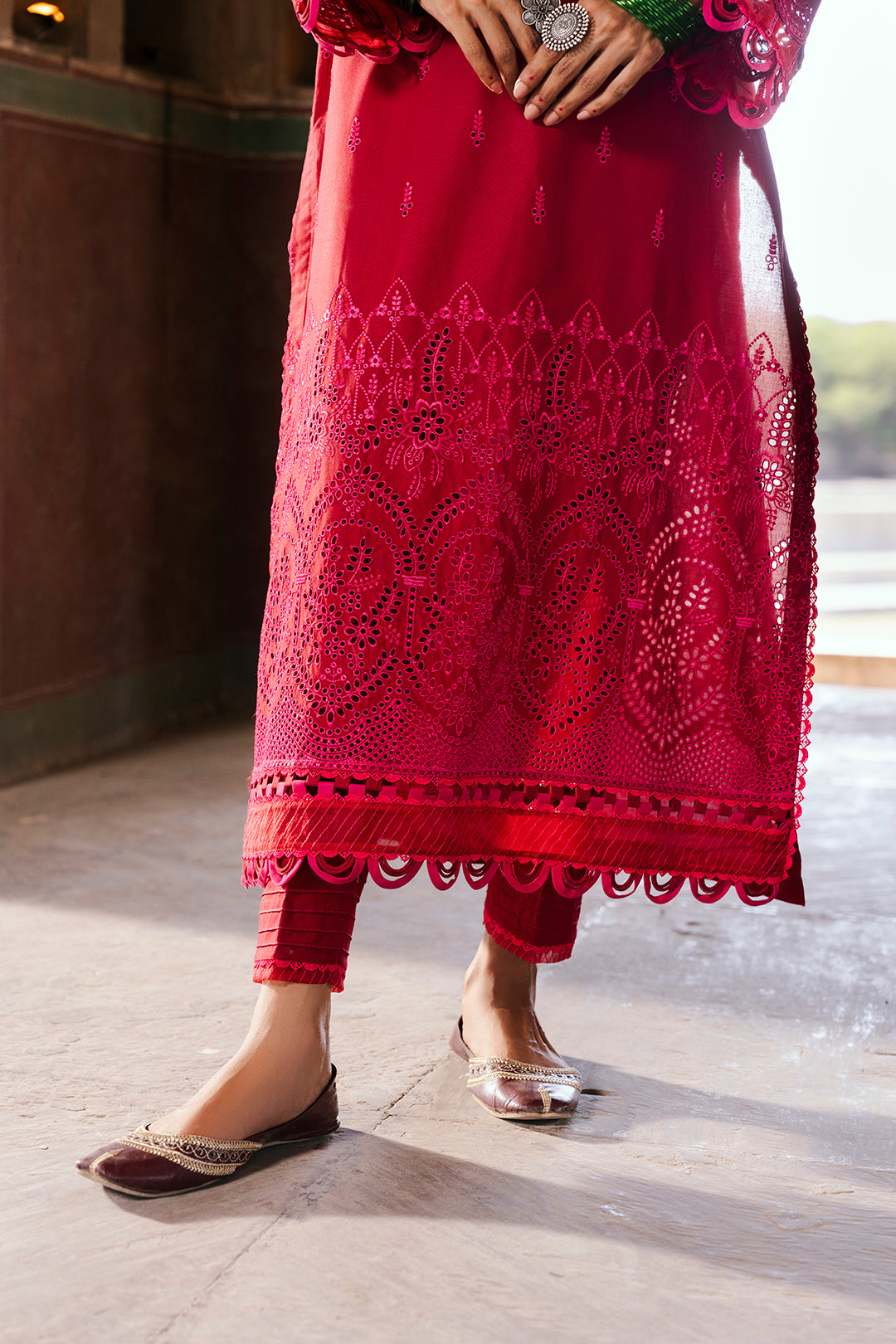 Embroidered Shirt Shalwar Dupatta - 0835