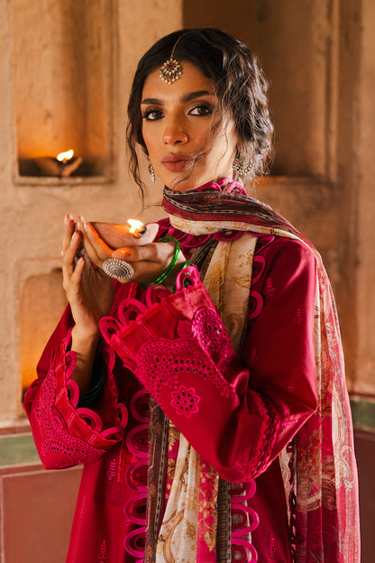 Embroidered Shirt Shalwar Dupatta - 0835