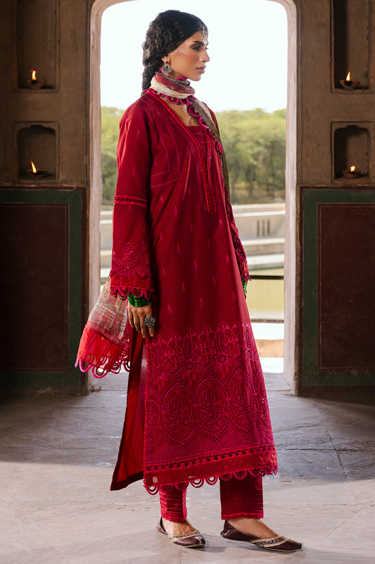 Embroidered Shirt Shalwar Dupatta - 0835