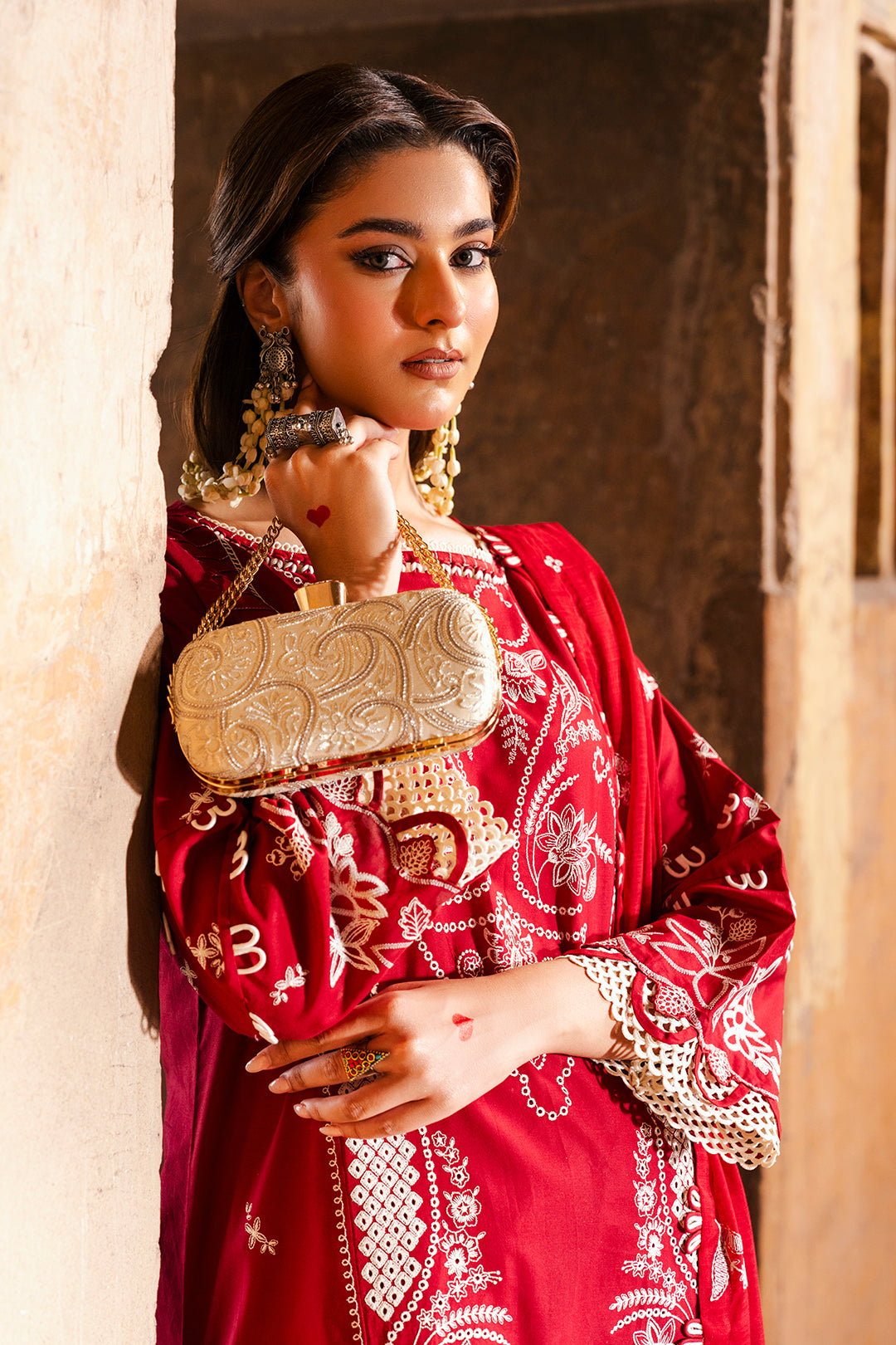 Embroidered Shirt Shalwar Dupatta - 0837