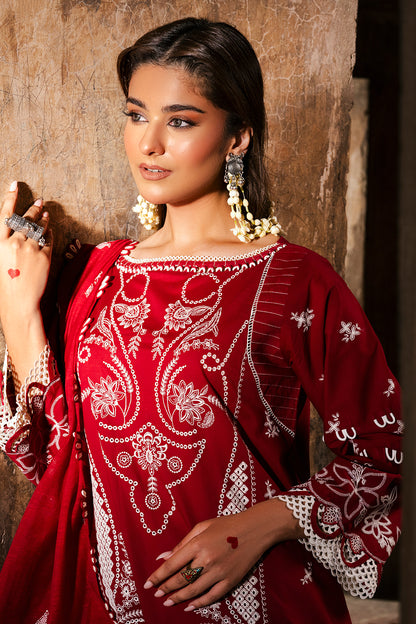 Embroidered Shirt Shalwar Dupatta - 0837