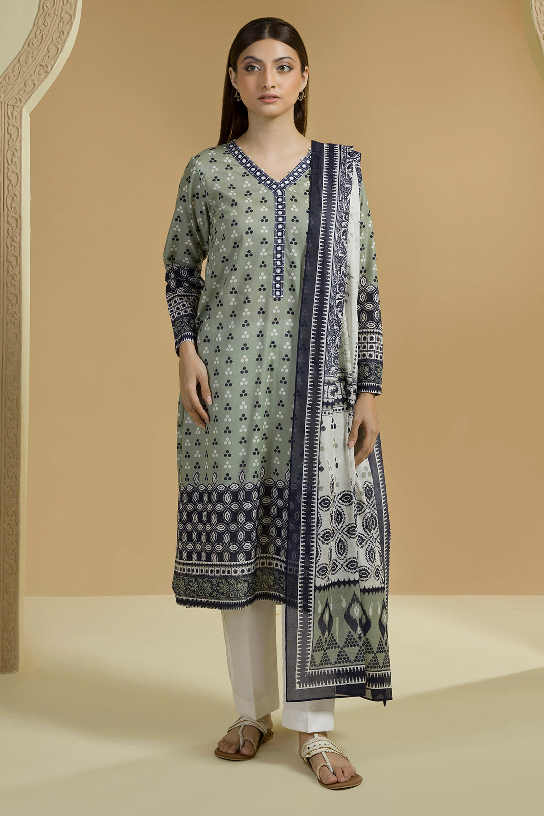 Shirt Dupatta - 5708