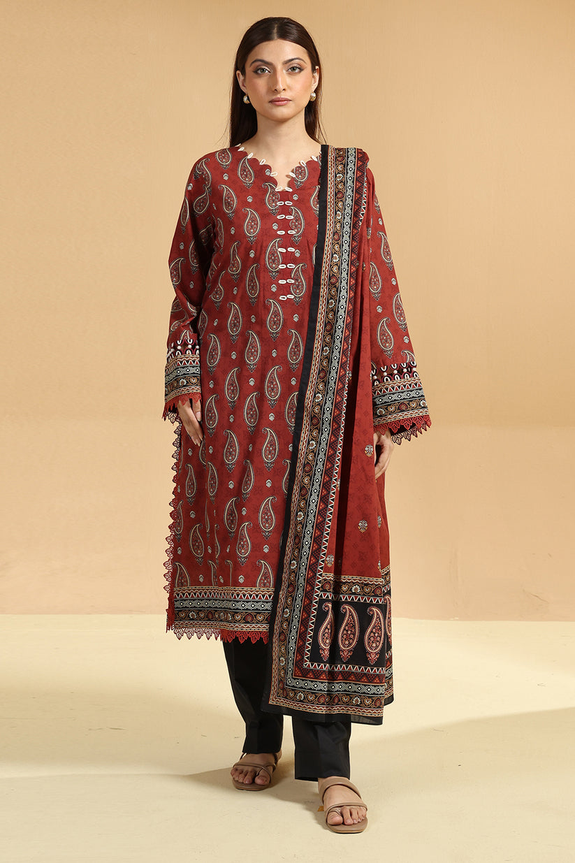 Maroon Unstitched for Women