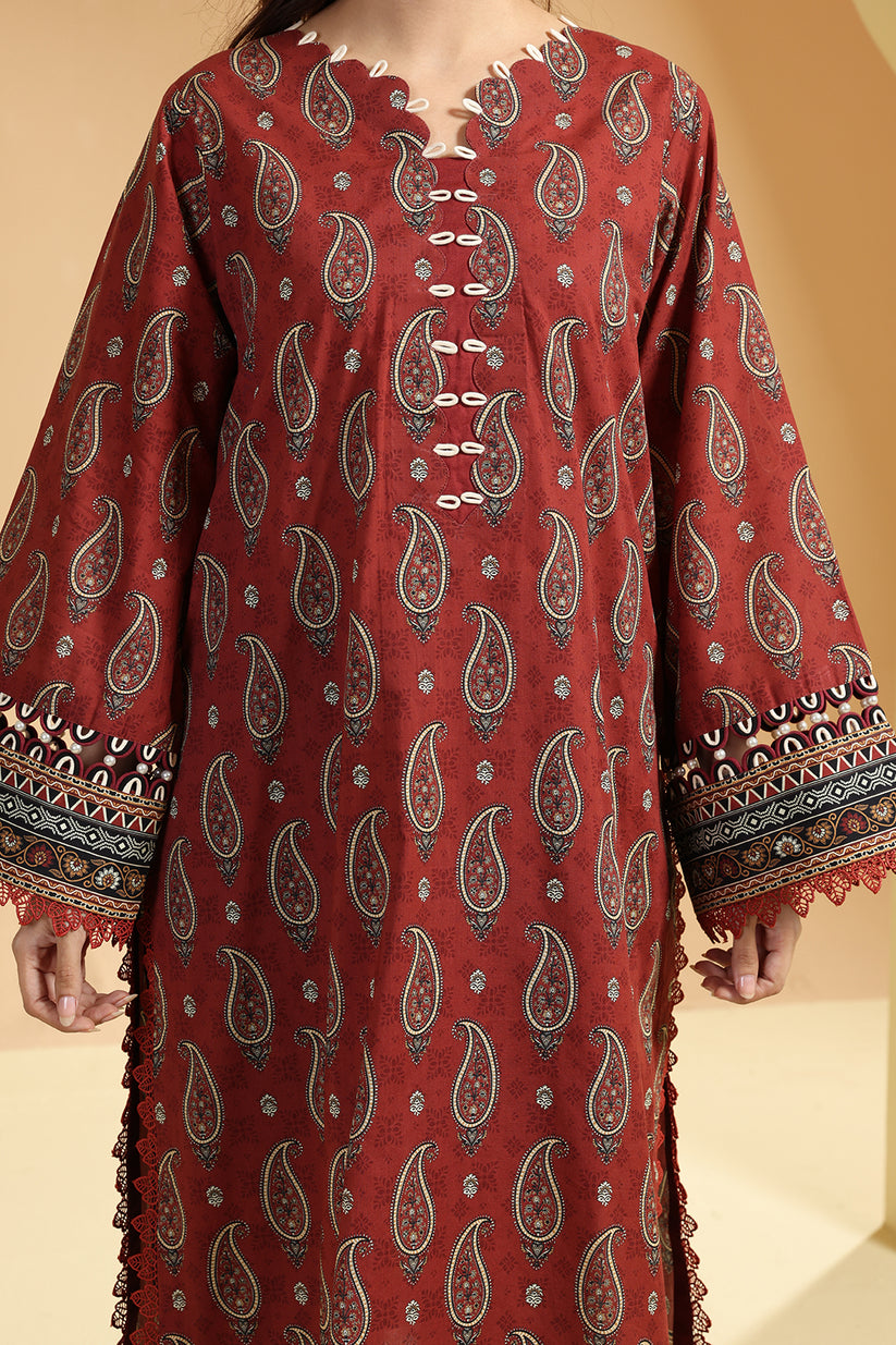 Maroon Unstitched for Women