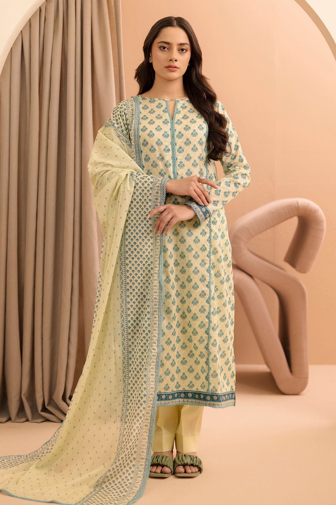 Shirt Shalwar Dupatta - 0183