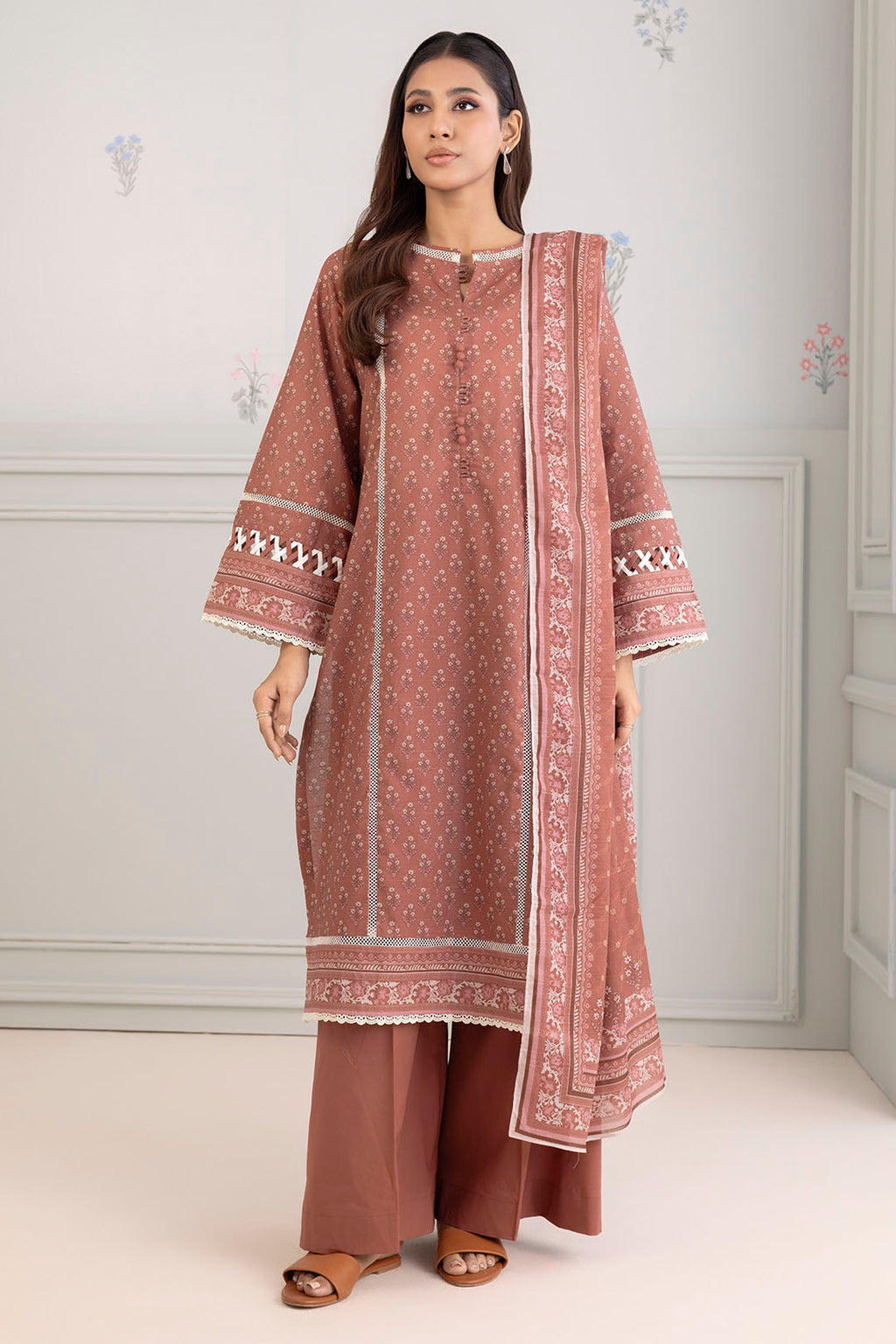 Shirt Shalwar Dupatta - 0195