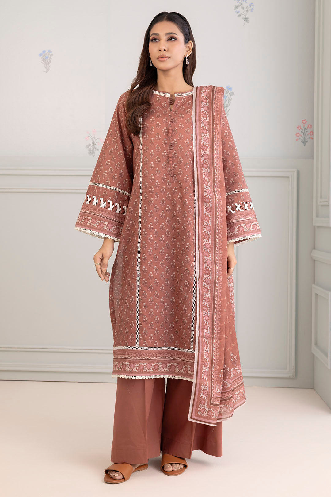 Shirt Shalwar Dupatta - 0195