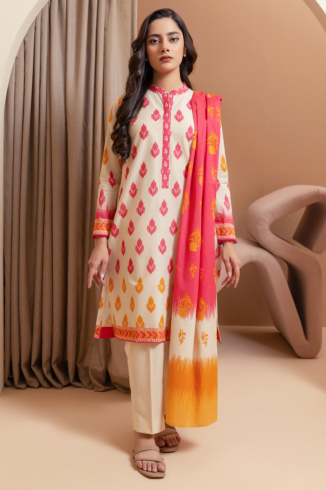 Shirt Shalwar Dupatta - 0198