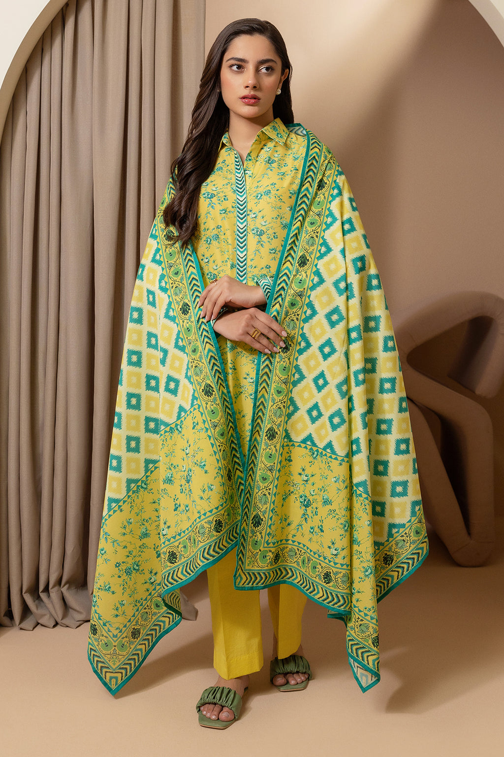 Shirt Shalwar Dupatta - 0258