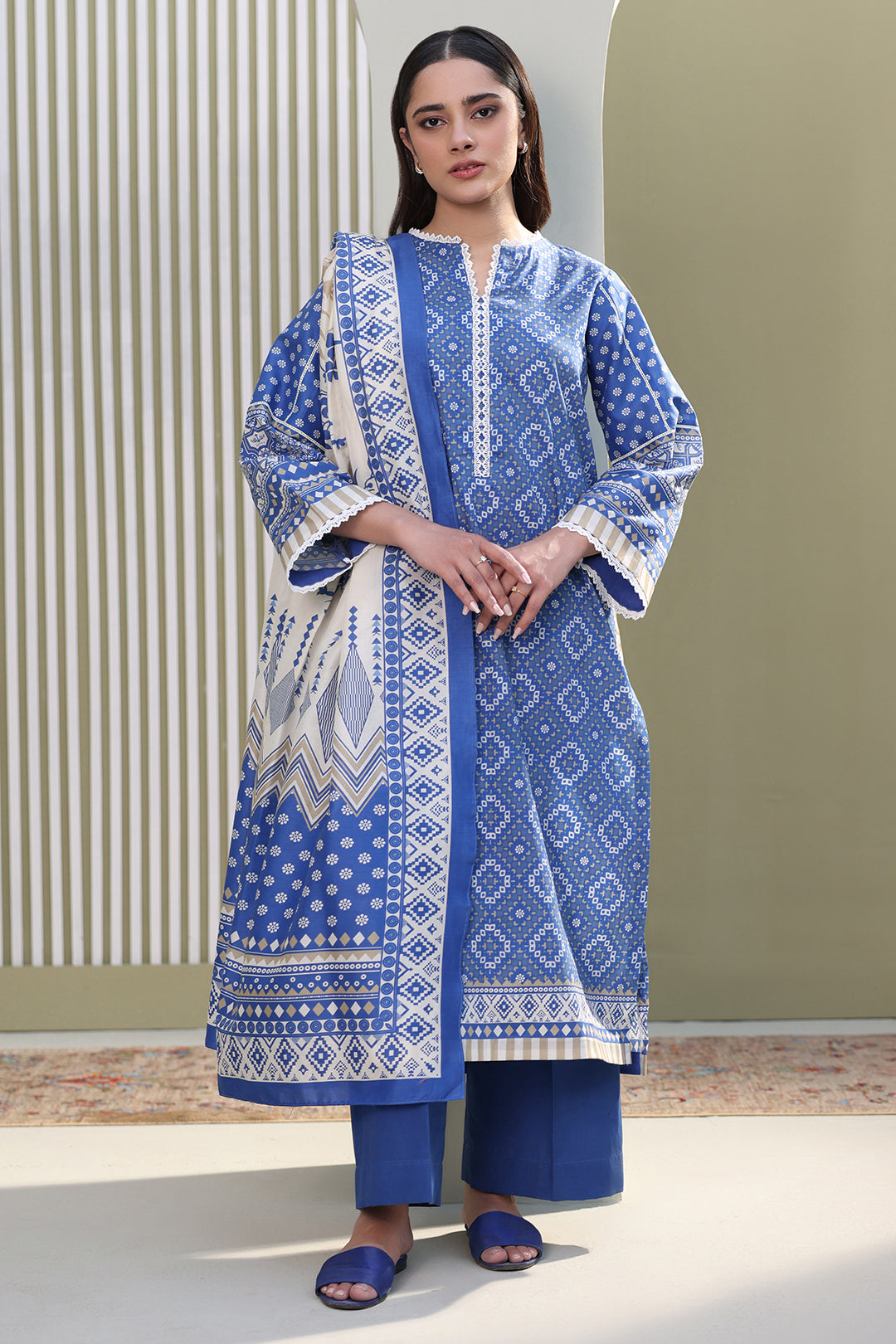 Shirt Shalwar Dupatta - 0389