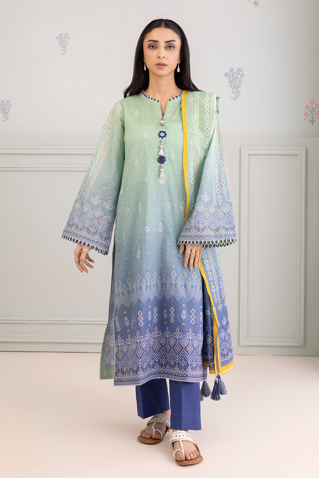Shirt Shalwar Dupatta - 0438