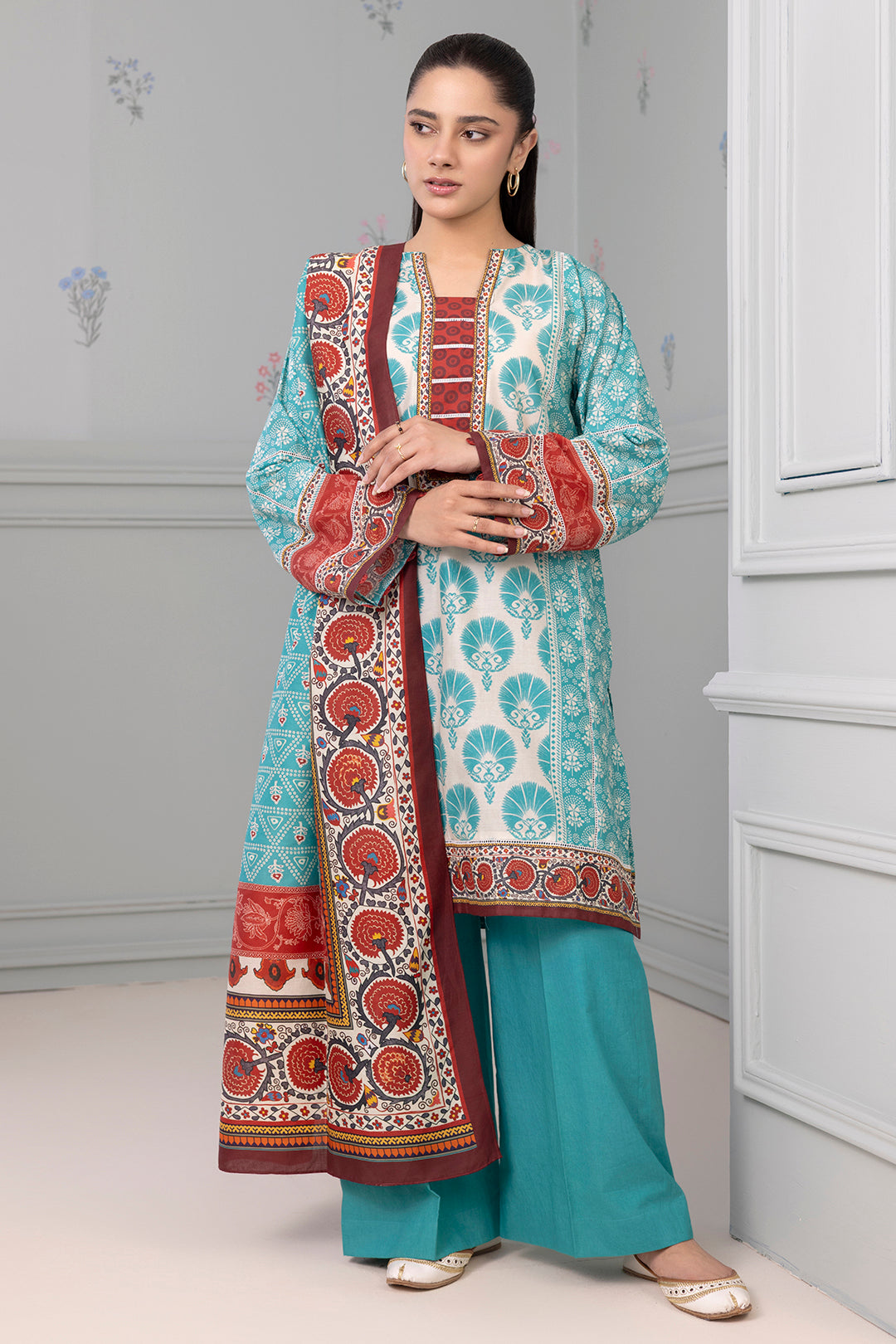 Shirt Shalwar Dupatta - 0497