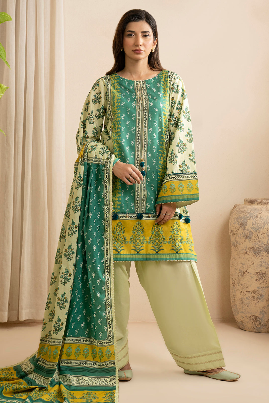 Shirt Shalwar Dupatta - 0566
