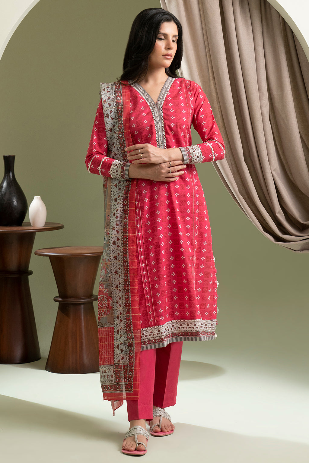 Shirt Shalwar Dupatta - 0575