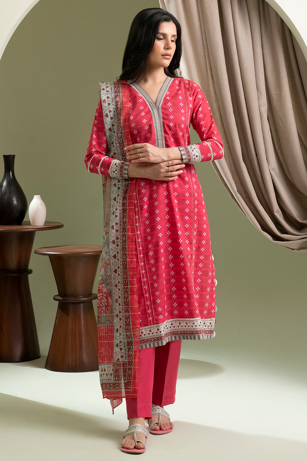 Shirt Shalwar Dupatta - 0575