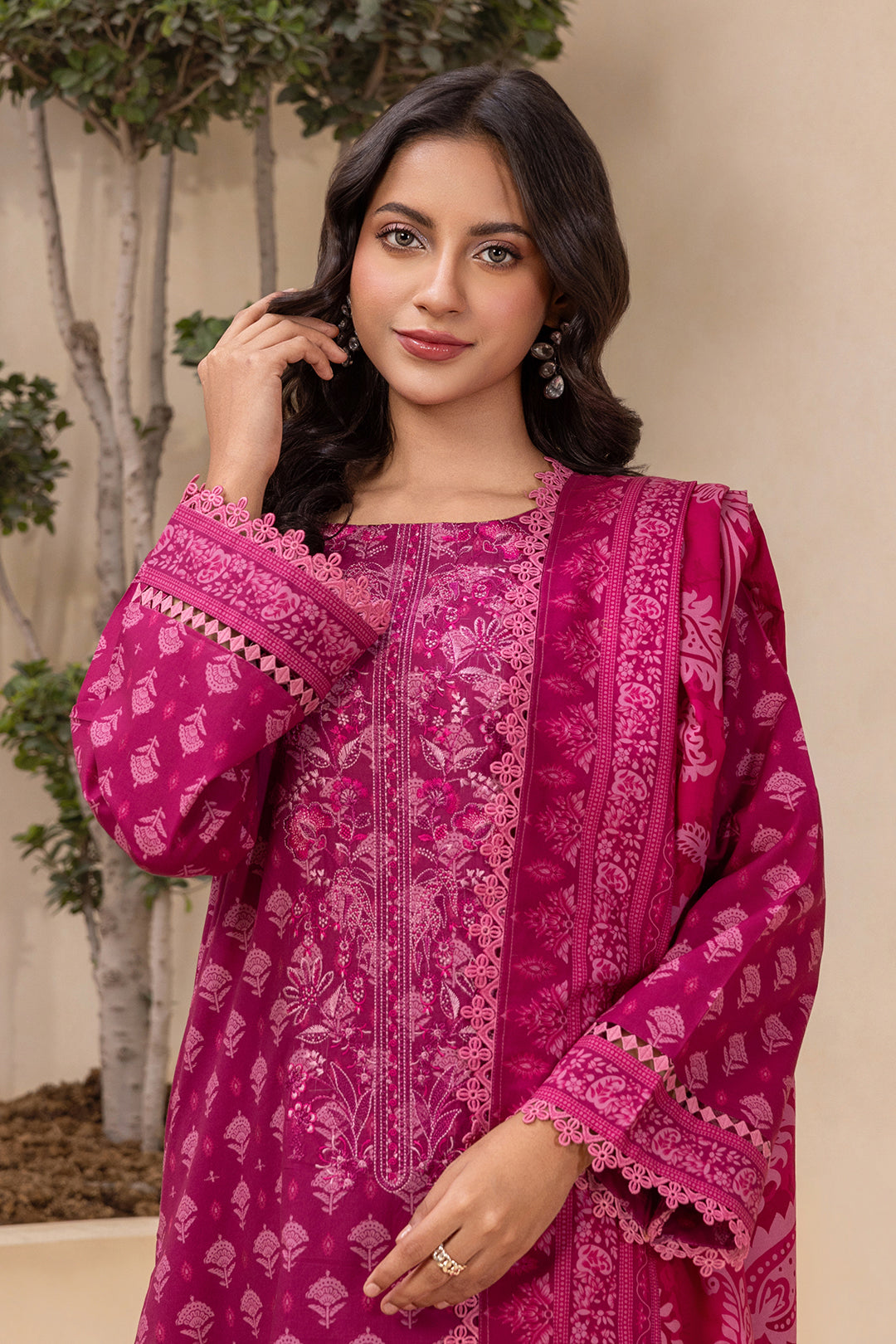 Embroidered Shirt Dupatta - 0407
