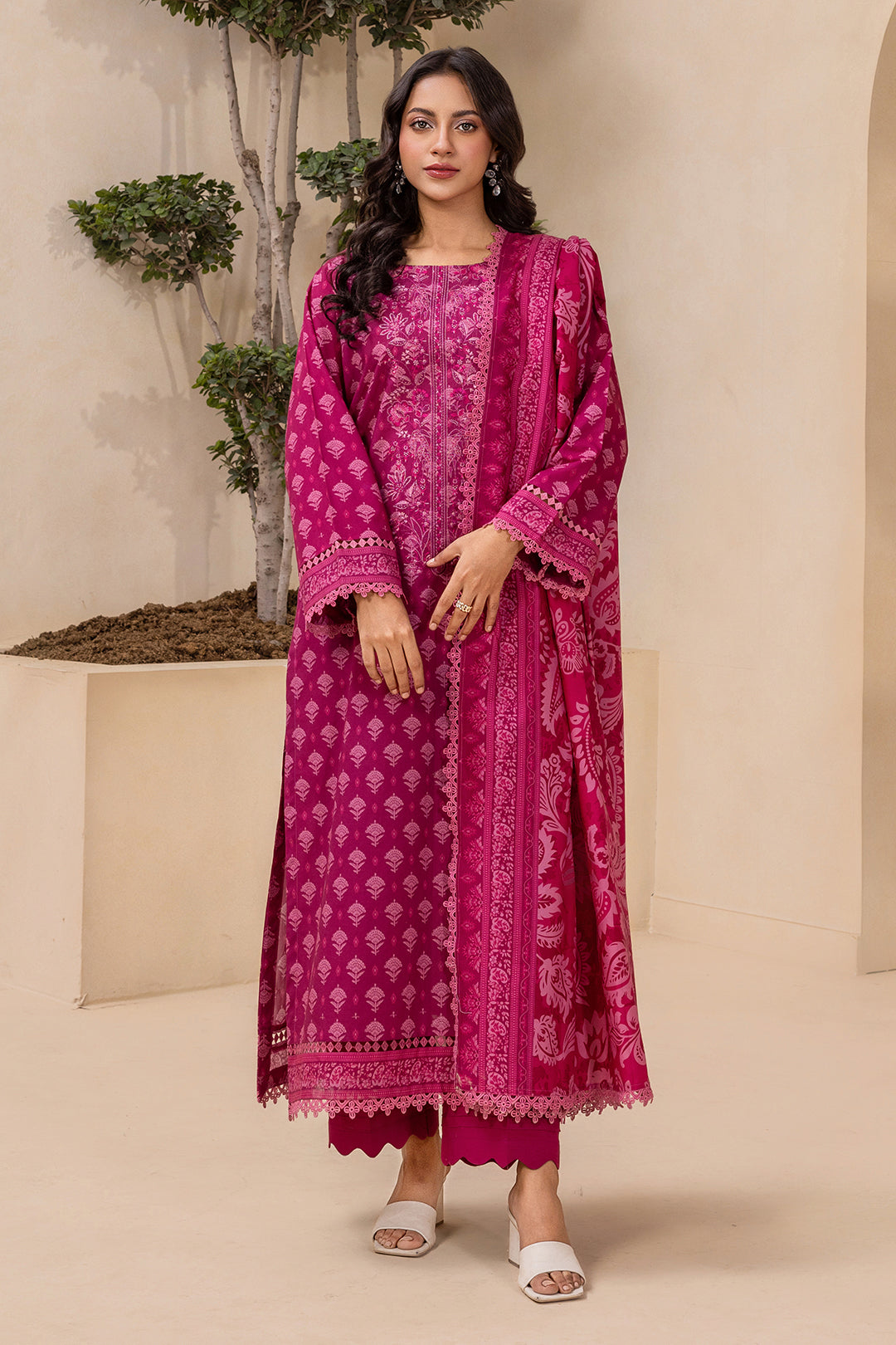 Embroidered Shirt Dupatta - 0407