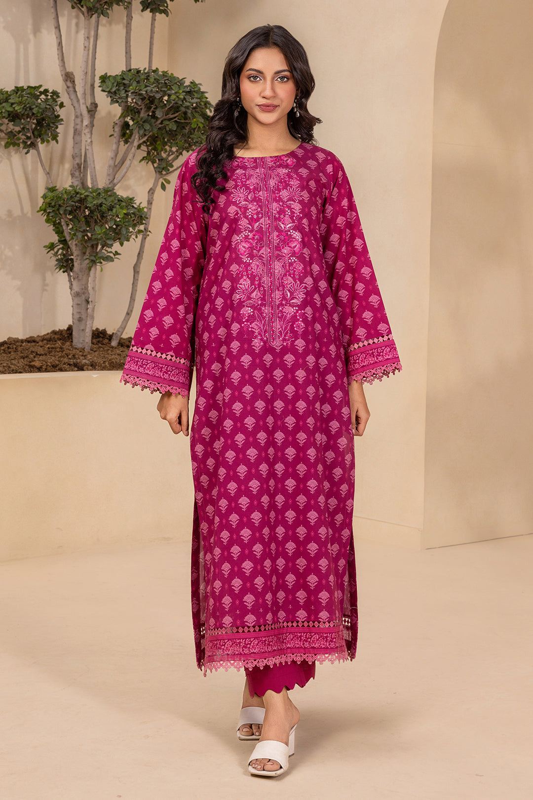Embroidered Shirt Dupatta - 0407