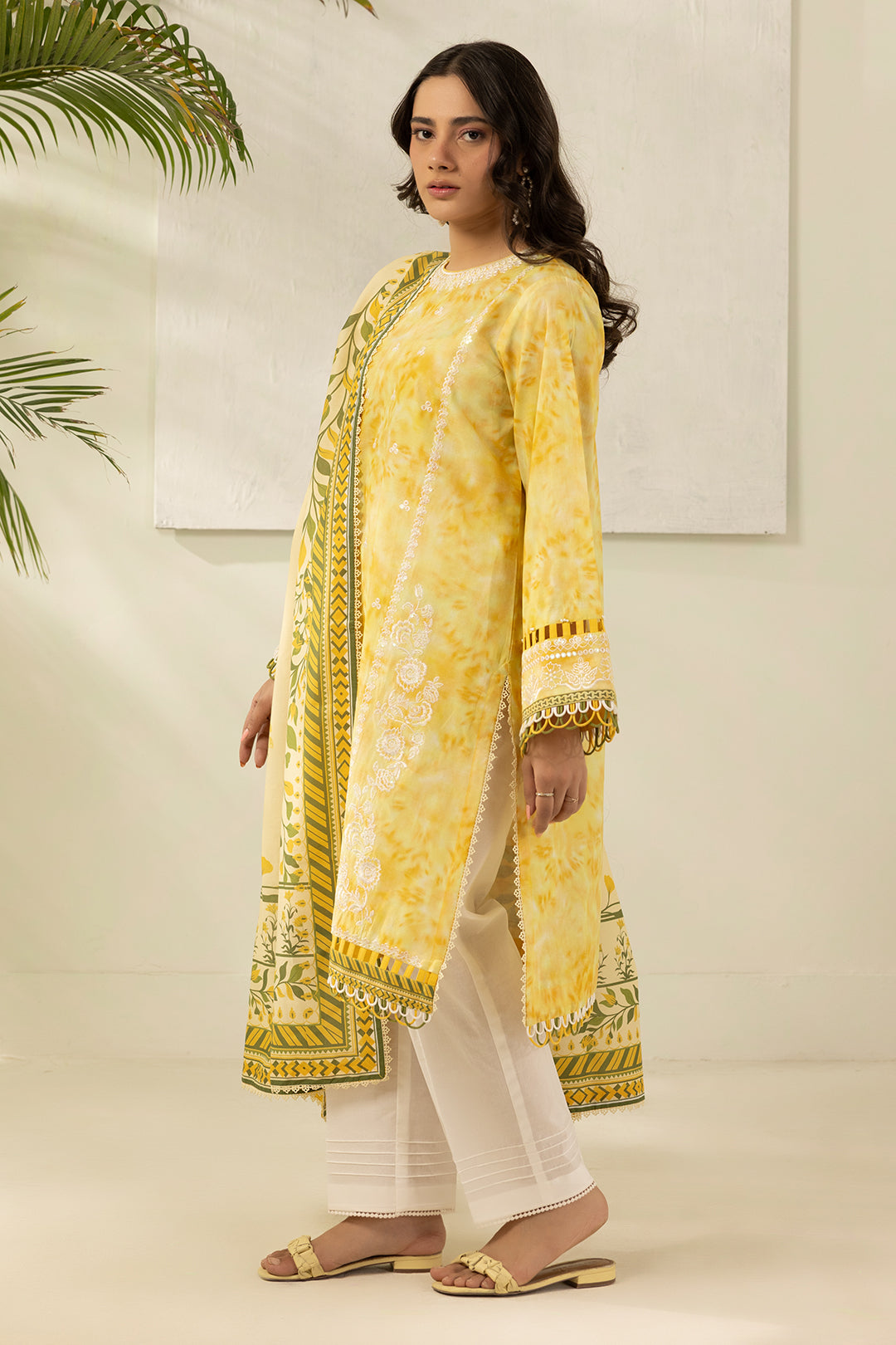 Embroidered Shirt Dupatta - 0408