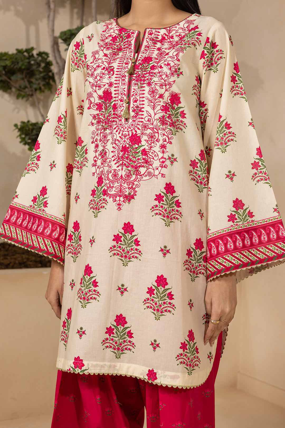 Embroidered Shirt Shalwar - 0409