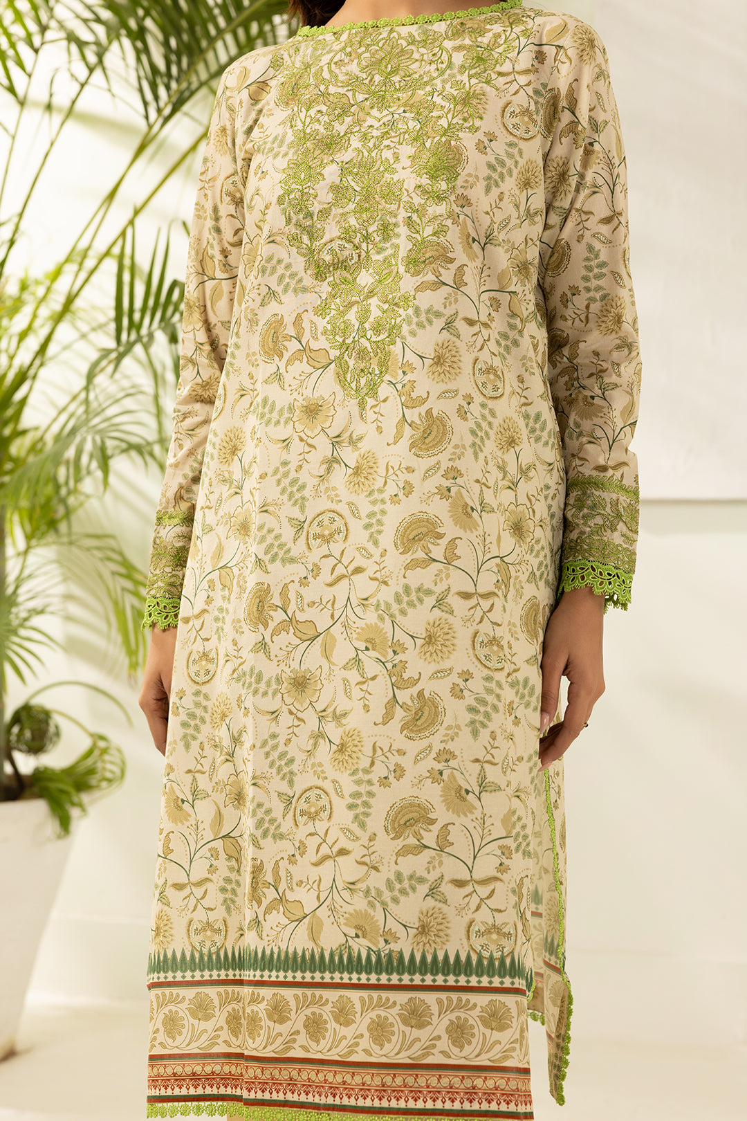Embroidered Shirt Dupatta - 0467
