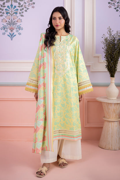 Embroidered Shirt Dupatta - 0468