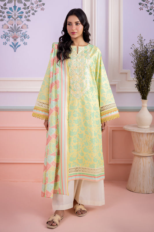 Embroidered Shirt Dupatta - 0468