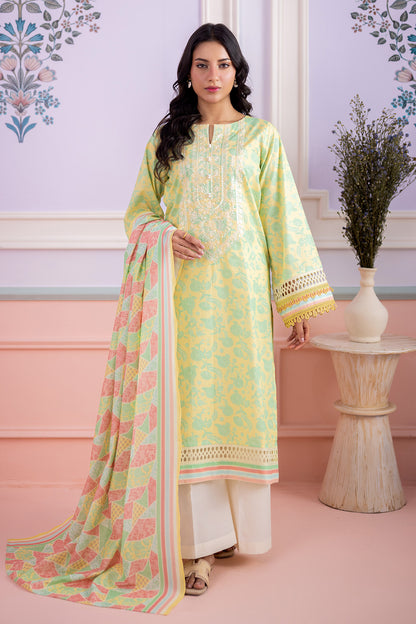 Embroidered Shirt Dupatta - 0468