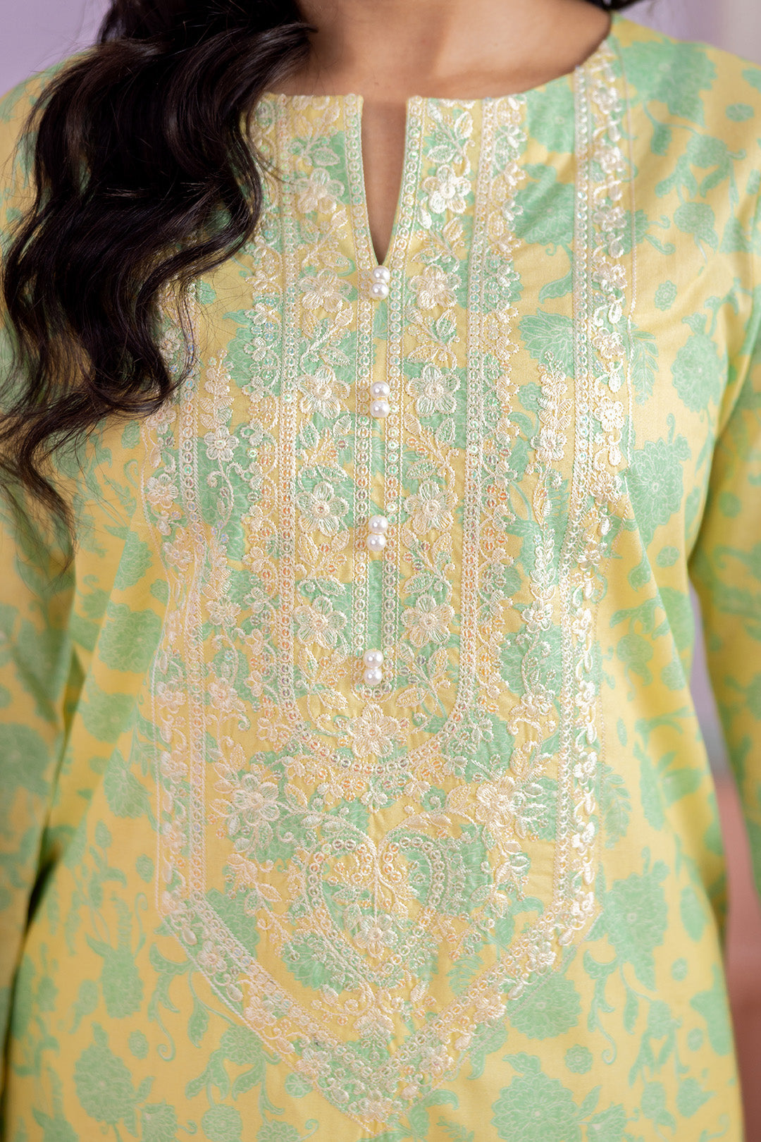 Embroidered Shirt Dupatta - 0468