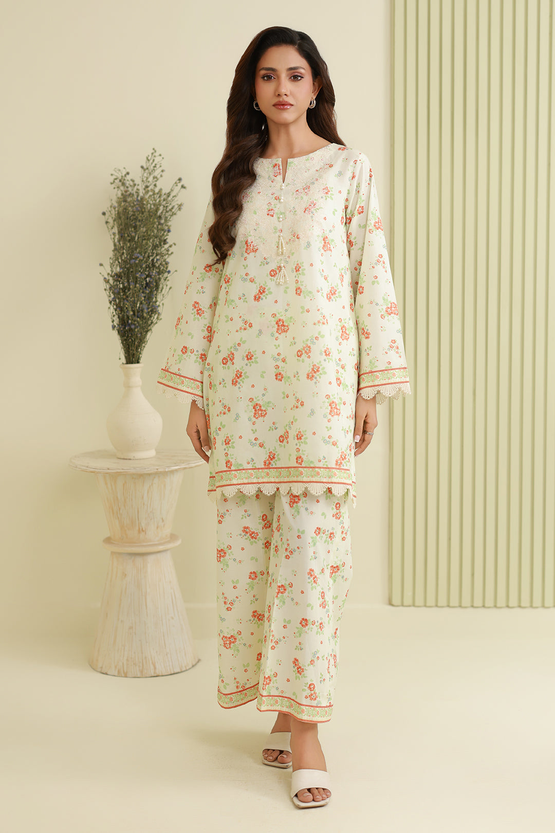 Embroidered Shirt Shalwar - 0470